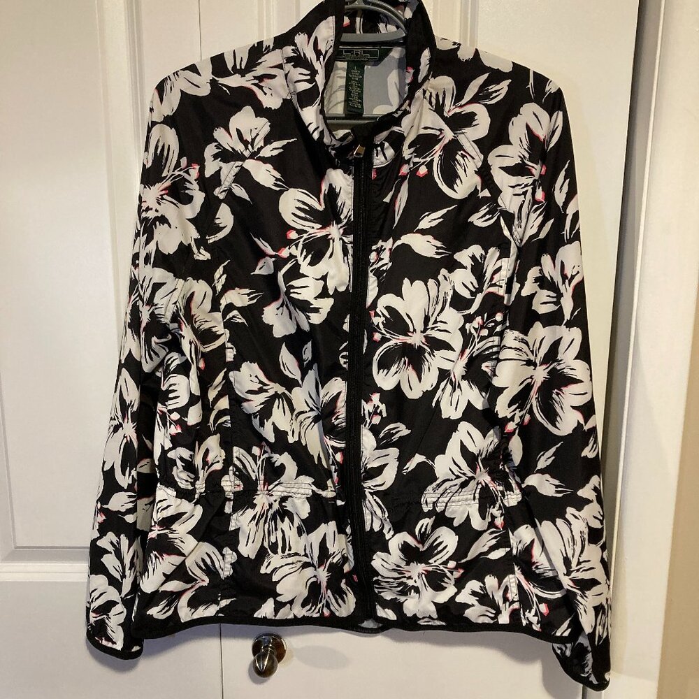 Ralph Lauren Active Full Zip Windbreaker Jacket, Size Large